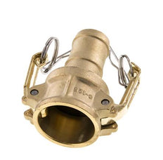 Acoplamiento de latón Camlock DN 32 (1 1/4'') Pilar de manguera (32 mm) Tipo C MIL-C-27487