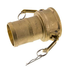 Acoplamiento de latón Camlock DN 90 (4'') Pilar de manguera (100 mm) Tipo C MIL-C-27487