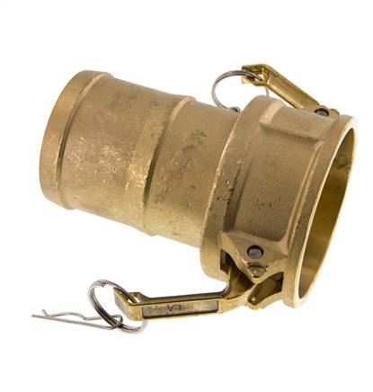 Acoplamiento de latón Camlock DN 90 (4'') Pilar de manguera (100 mm) Tipo C MIL-C-27487