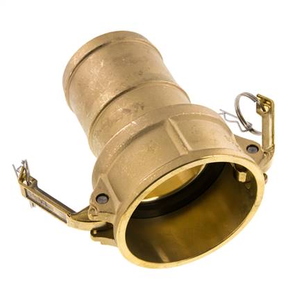 Acoplamiento de latón Camlock DN 90 (4'') Pilar de manguera (100 mm) Tipo C MIL-C-27487