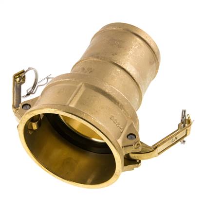 Acoplamiento de latón Camlock DN 90 (4'') Pilar de manguera (100 mm) Tipo C MIL-C-27487