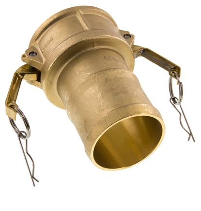 Acoplamiento de latón Camlock DN 120 (5'') Pilar de manguera (127 mm) Tipo C MIL-C-27487