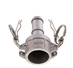 Acoplamiento de aluminio Camlock DN 20 (3/4'') Pilar de manguera (19 mm) Tipo C MIL-C-27487