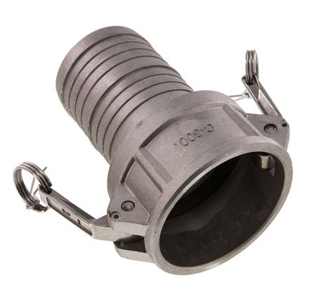 Acoplamiento de aluminio Camlock DN 75 (3'') Pilar de manguera (75 mm) Tipo C MIL-C-27487