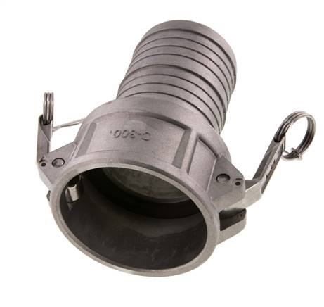 Acoplamiento de aluminio Camlock DN 75 (3'') Pilar de manguera (75 mm) Tipo C MIL-C-27487