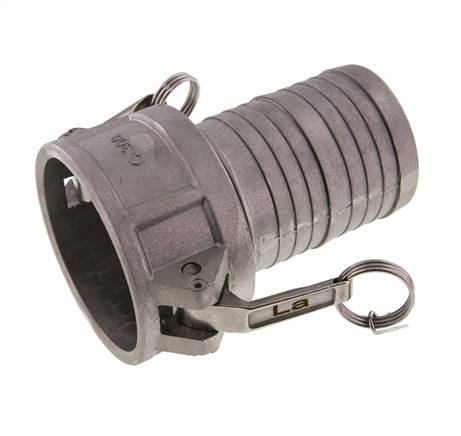 Acoplamiento de aluminio Camlock DN 75 (3'') Pilar de manguera (75 mm) Tipo C MIL-C-27487
