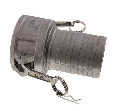 Acoplamiento de aluminio Camlock DN 75 (3'') Pilar de manguera (75 mm) Tipo C MIL-C-27487