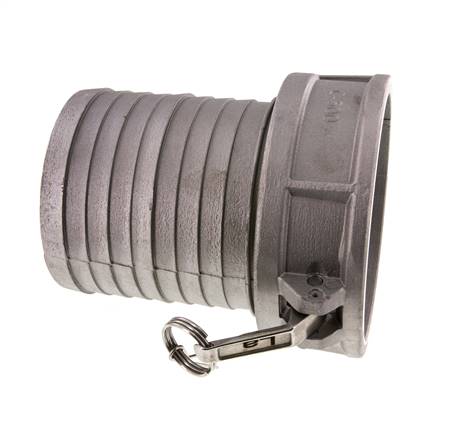 Acoplamiento de aluminio Camlock DN 140 (6'') Pilar de manguera (150 mm) Tipo C MIL-C-27487