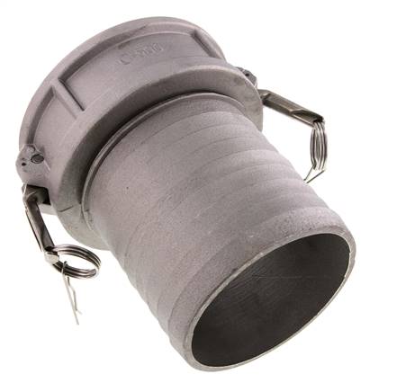 Acoplamiento de aluminio Camlock DN 140 (6'') Pilar de manguera (150 mm) Tipo C MIL-C-27487