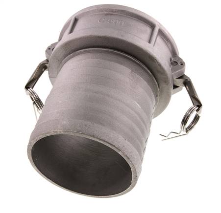 Acoplamiento de aluminio Camlock DN 140 (6'') Pilar de manguera (150 mm) Tipo C MIL-C-27487