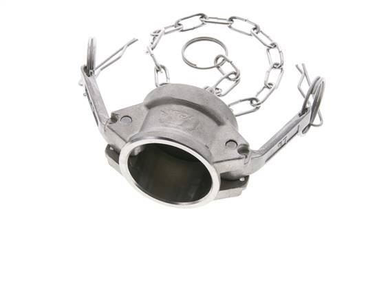 Tapón de acoplamiento de acero inoxidable Camlock DN 32 (1 1/4'') Tipo DC MIL-C-27487