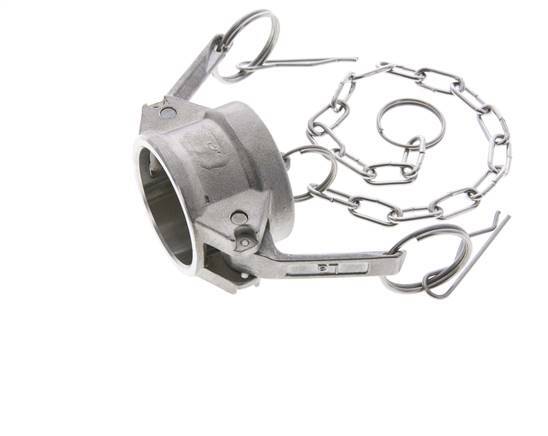 Tapón de acoplamiento de acero inoxidable Camlock DN 32 (1 1/4'') Tipo DC MIL-C-27487