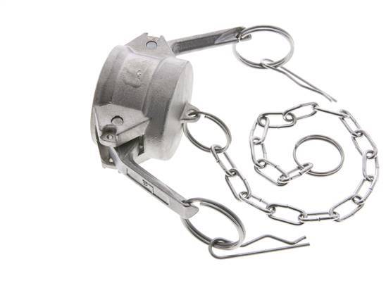Tapón de acoplamiento de acero inoxidable Camlock DN 32 (1 1/4'') Tipo DC MIL-C-27487