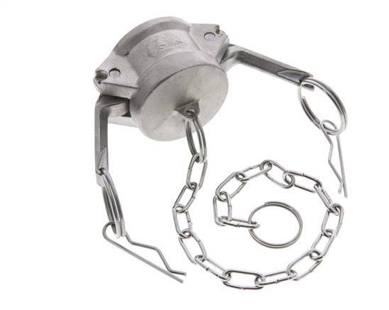Tapón de acoplamiento de acero inoxidable Camlock DN 32 (1 1/4'') Tipo DC MIL-C-27487