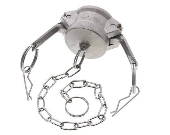 Tapón de acoplamiento de acero inoxidable Camlock DN 32 (1 1/4'') Tipo DC MIL-C-27487