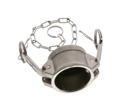 Tapón de acoplamiento de acero inoxidable Camlock DN 40 (1 1/2'') Tipo DC MIL-C-27487