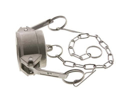 Tapón de acoplamiento de acero inoxidable Camlock DN 40 (1 1/2'') Tipo DC MIL-C-27487