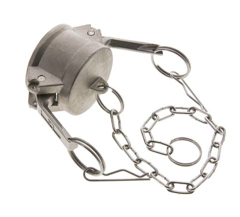 Tapón de acoplamiento de acero inoxidable Camlock DN 40 (1 1/2'') Tipo DC MIL-C-27487