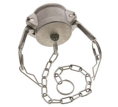 Tapón de acoplamiento de acero inoxidable Camlock DN 40 (1 1/2'') Tipo DC MIL-C-27487