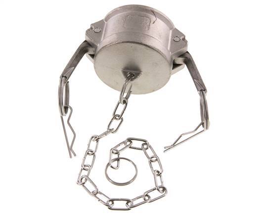 Tapón de acoplamiento de acero inoxidable Camlock DN 50 (2'') Tipo DC MIL-C-27487