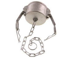 Tapón de acoplamiento de acero inoxidable Camlock DN 50 (2'') Tipo DC MIL-C-27487