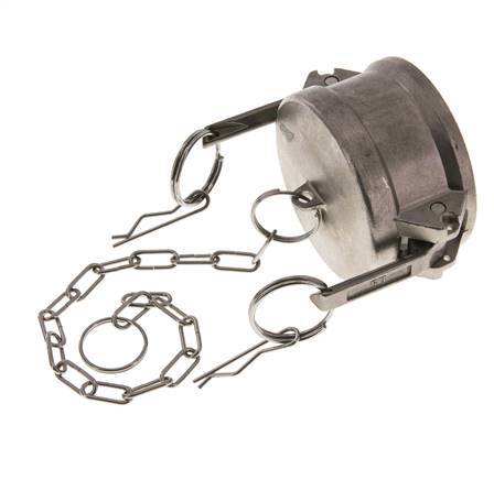 Tapón de acoplamiento de acero inoxidable Camlock DN 60 (2 1/2'') Tipo DC MIL-C-27487