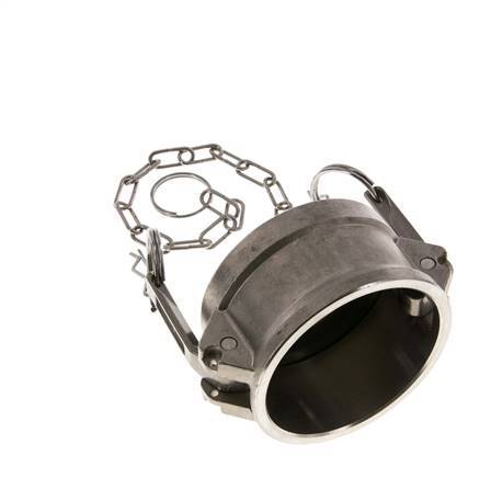 Tapón de acoplamiento de acero inoxidable Camlock DN 60 (2 1/2'') Tipo DC MIL-C-27487