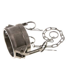 Tapón de acoplamiento de acero inoxidable Camlock DN 60 (2 1/2'') Tipo DC MIL-C-27487