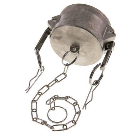 Tapón de acoplamiento de acero inoxidable Camlock DN 60 (2 1/2'') Tipo DC MIL-C-27487