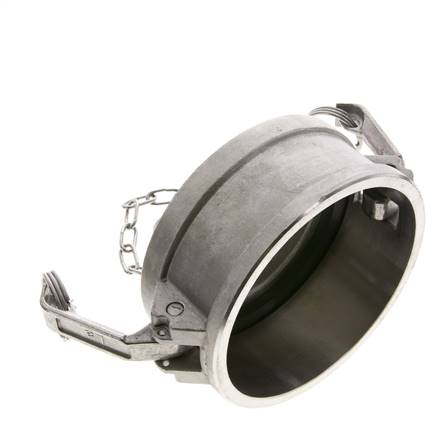 Tapón de acoplamiento de acero inoxidable Camlock DN 90 (4'') Tipo DC MIL-C-27487