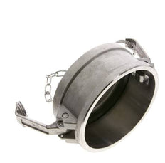 Tapón de acoplamiento de acero inoxidable Camlock DN 90 (4'') Tipo DC MIL-C-27487