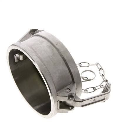 Tapón de acoplamiento de acero inoxidable Camlock DN 90 (4'') Tipo DC MIL-C-27487