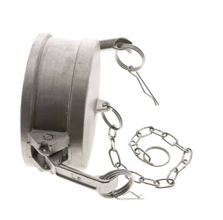 Tapón de acoplamiento de acero inoxidable Camlock DN 90 (4'') Tipo DC MIL-C-27487