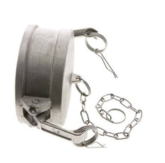 Tapón de acoplamiento de acero inoxidable Camlock DN 90 (4'') Tipo DC MIL-C-27487