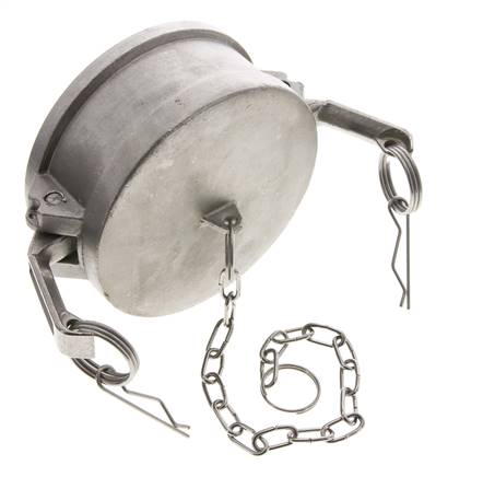 Tapón de acoplamiento de acero inoxidable Camlock DN 90 (4'') Tipo DC MIL-C-27487