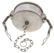 Tapón de acoplamiento de acero inoxidable Camlock DN 90 (4'') Tipo DC MIL-C-27487