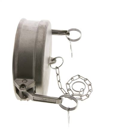 Tapón de acoplamiento de acero inoxidable Camlock DN 120 (5'') Tipo DC MIL-C-27487