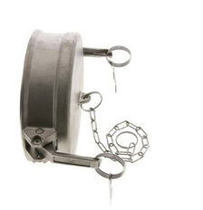 Tapón de acoplamiento de acero inoxidable Camlock DN 120 (5'') Tipo DC MIL-C-27487