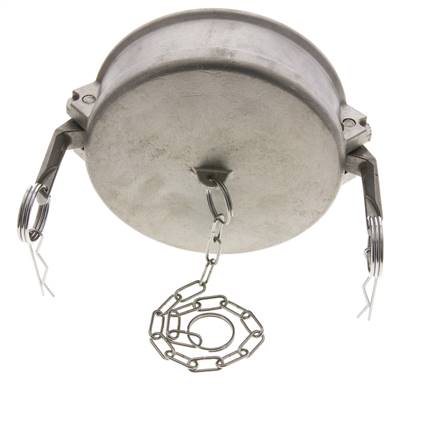 Tapón de acoplamiento de acero inoxidable Camlock DN 120 (5'') Tipo DC MIL-C-27487
