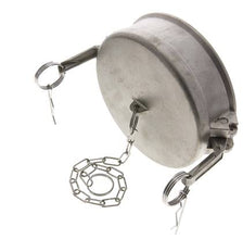 Tapón de acoplamiento de acero inoxidable Camlock DN 120 (5'') Tipo DC MIL-C-27487