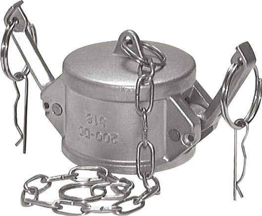 Tapón de acoplamiento de aluminio Camlock DN 140 (6'') Tipo DC MIL-C-27487
