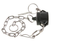 Tapón de acoplamiento de polipropileno Camlock DN 20 (3/4'') Tipo DC MIL-C-27487