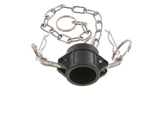 Tapón de acoplamiento de polipropileno Camlock DN 20 (3/4'') Tipo DC MIL-C-27487