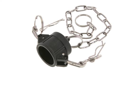 Tapón de acoplamiento de polipropileno Camlock DN 20 (3/4'') Tipo DC MIL-C-27487