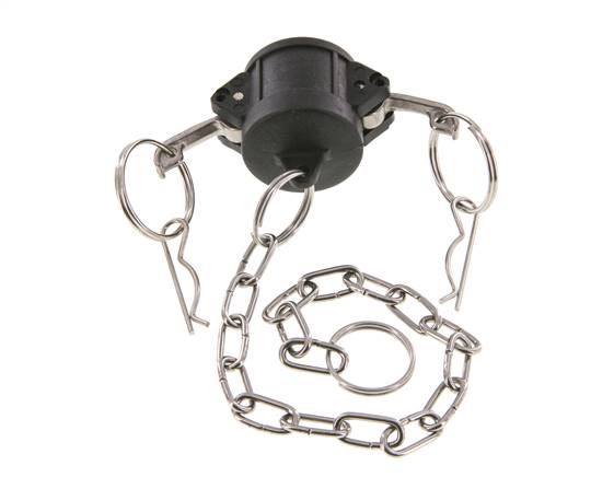 Tapón de acoplamiento de polipropileno Camlock DN 20 (3/4'') Tipo DC MIL-C-27487