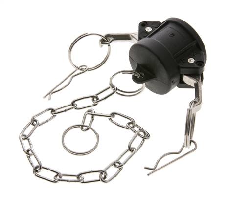 Tapón de acoplamiento de polipropileno Camlock DN 25 (1'') Tipo DC MIL-C-27487