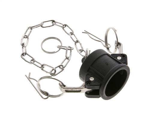 Tapón de acoplamiento de polipropileno Camlock DN 25 (1'') Tipo DC MIL-C-27487