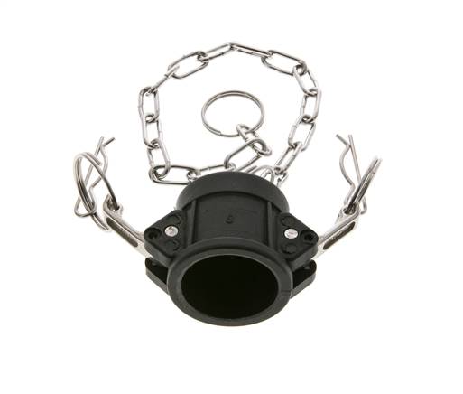 Tapón de acoplamiento de polipropileno Camlock DN 25 (1'') Tipo DC MIL-C-27487