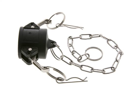 Tapón de acoplamiento de polipropileno Camlock DN 25 (1'') Tipo DC MIL-C-27487