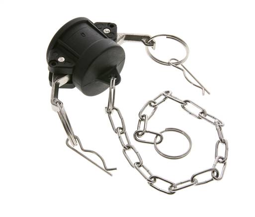 Tapón de acoplamiento de polipropileno Camlock DN 25 (1'') Tipo DC MIL-C-27487
